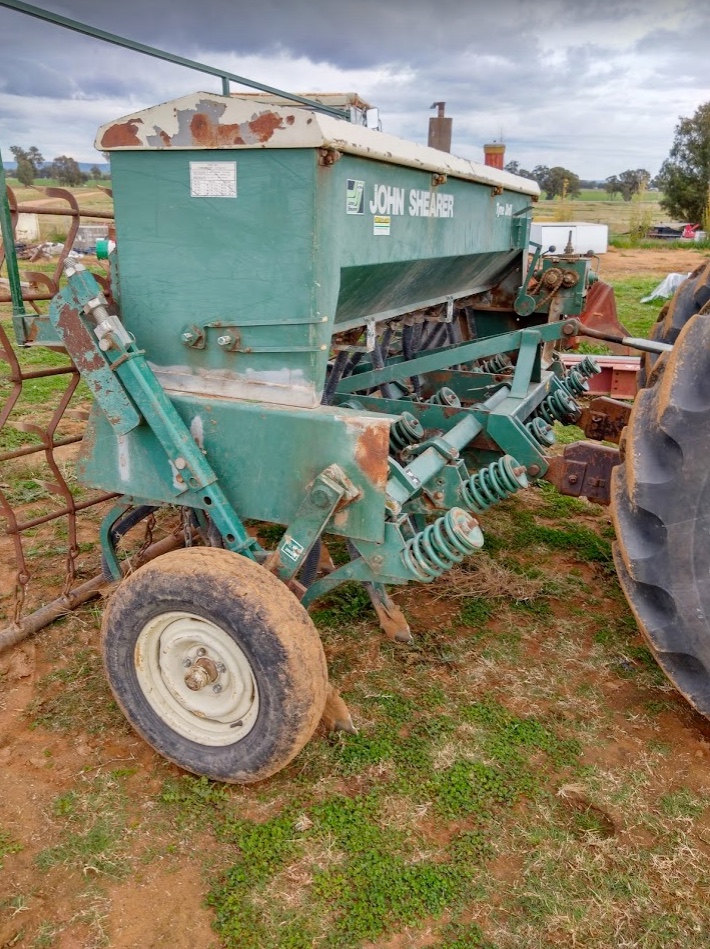 John Shearer 16 run Tyne Seeder Drill Machinery & Equipment